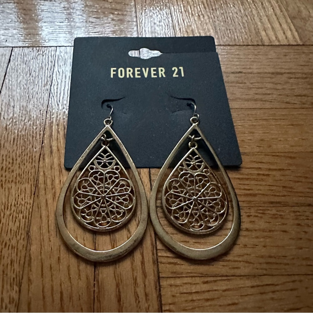Forever 21 Gold Earrings